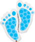 35'' BABY FEET SHAPE BLUE