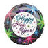 18'' FOIL BALLOON NEON LIGHTS HAPPY NEW YEAR