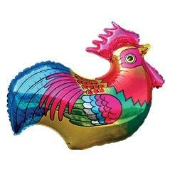 COCKERAL SHAPE FOIL BALLOON 29''W X 27''H