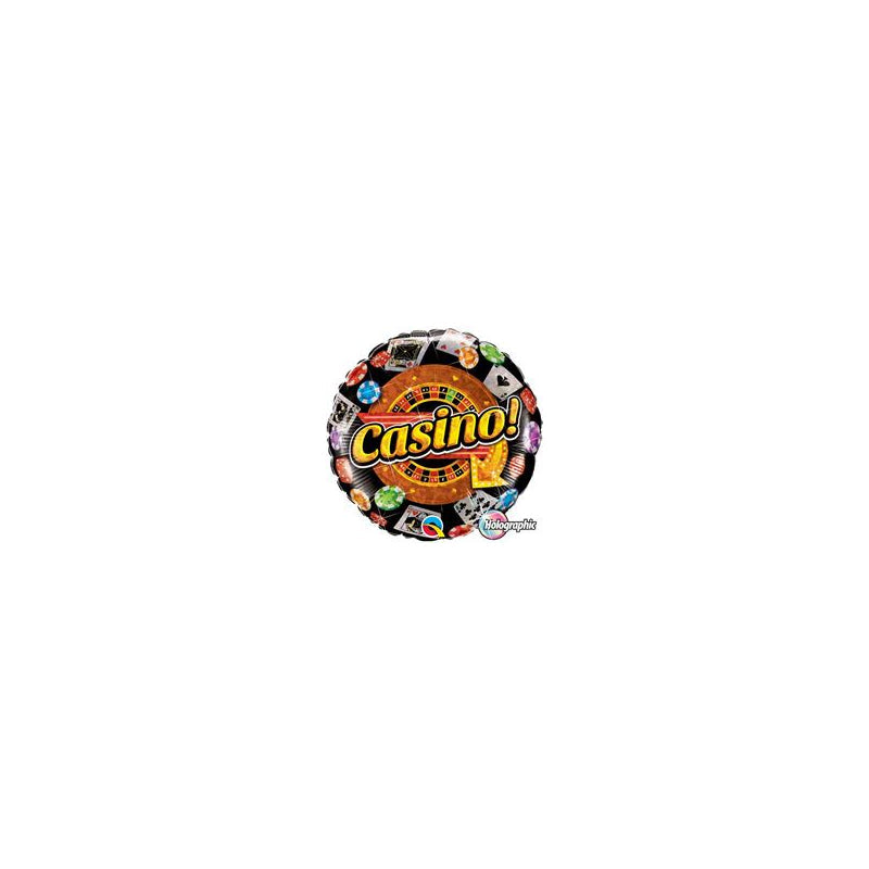 18'' CASINO FOIL BALLOON