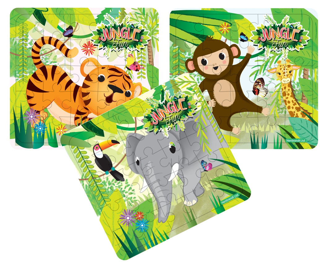 Jungle Jigsaw Puzzle Unisex Party Bag Filler