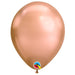 7" CHROME ROSE GOLD LATEX QUALATEX 100PK