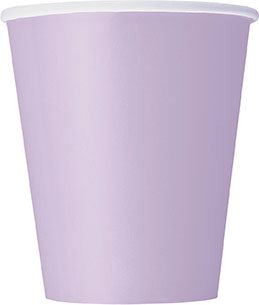 Lavender Paper Party Cups 8pk