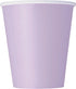 Lavender Paper Party Cups 8pk