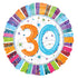 18'' FOIL RADIANT 30 BIRTHDAY